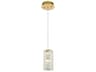 Aston 1-Light Satin Gold Mini Pendant