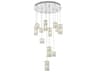 Aston 12-Light Chrome Pendant