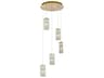 Aston 5-Light Satin Gold Pendant