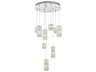 Aston 9-Light Chrome Pendant