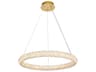 Bowen 1-Light Satin Gold Round Pendant