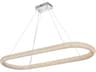 Bowen 1-Light Chrome Linear Island Pendant