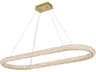 Bowen 1-Light Satin Gold Linear Island Pendant