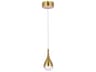 Amherst 1-Light Satin Gold Mini Pendant