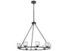 Cadence 9-Light Black Chandelier