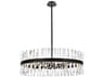Serephina 16-Light6-Light Black Crystal Linear Pendant