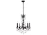 Rosalia 8-Light Dark Bronze Gold Crystal Candelabra Chandelier
