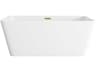 Jamison Glossy White Bathtub