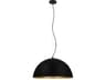 Rafaelino 1-Light Pendant Light Modern Black and Gold