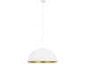 Rafaelino 1-Light White Dome Pendant