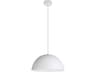 Rafaelino 1-Light White Dome Pendant