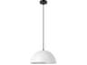 Rafaelino 1-Light Grey White Dome Pendant