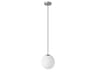 Rondo 1-Light Matte Nickel Globe Mini Pendant