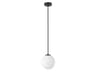 Rondo 1-Light Black Globe Mini Pendant