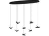 Paratebueno 8-Light Black Chrome Island Pendant