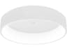 Marghera 1-Light White Round Flush Mount