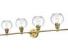 Collier 4-Light Satin Gold Vanity Light