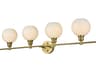 Collier 4-Light Satin Gold Vanity Light
