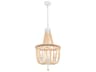 Jolie 3-Light Beige Off White Empire Pendant