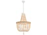 Jolie 4-Light Beige Off White Empire Pendant