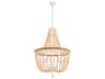 Jolie 5-Light Beige Off White Empire Pendant