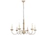 Merritt 6-Light Weathered Dove Brown Chandelier