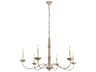 Merritt 6-Light Weathered Dove Brown Chandelier