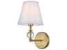 Bethany 1-Light Satin Gold Wall Sconce