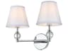 Bethany 2-Light Chrome Vanity Light