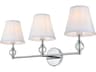 Bethany 3-Light Chrome Vanity Light