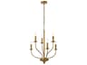Westley 6-Light Brass Chandelier