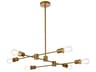 Xavier 6-Light Brass Island Pendant