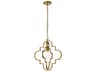 Sandara 1-Light Brass Geometric Pendant