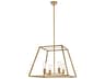 Declan 4-Light Brass Geometric Pendant