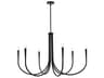 Layne 6-Light Black Chandelier
