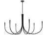 Layne 6-Light Black Chandelier