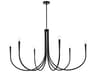 Layne 6-Light Black Chandelier