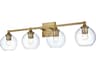 Eero 4-Light Satin Gold Vanity Light