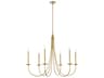 Cohen 6-Light Brass Chandelier