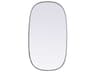 Brynn Silver Oval Wall Mirror