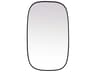Brynn Black Oval Wall Mirror