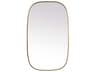 Brynn Brass Oval Wall Mirror