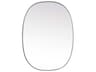 Brynn Silver Oval Wall Mirror