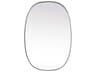 Brynn Silver Oval Wall Mirror