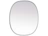 Brynn Silver Oval Wall Mirror