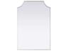 Everleigh Silver Notched Wall Mirror