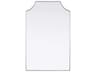 Everleigh Silver Notched Wall Mirror