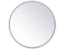Eternity Silver Round Wall Mirror