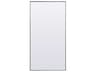 Eternity Silver Rectangular Floor Mirror
