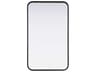 Remy Black Rectangular Wall Mirror